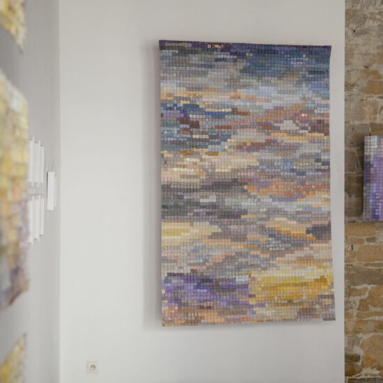Sabine Cibert - Art Textile Contemporains : Oeuvres - série AUBE - Aube 281 @Philippe-Liev Pourcelot
