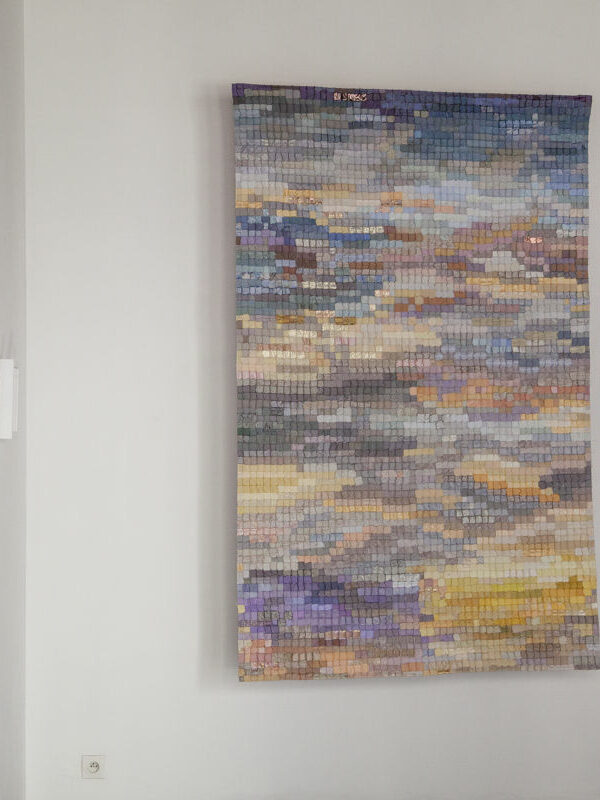 Sabine Cibert - Art Textile Contemporains : Oeuvres - série AUBE - Aube 281 @Philippe-Liev Pourcelot