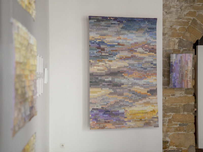 Sabine Cibert - Art Textile Contemporains : Oeuvres - série AUBE - Aube 281 @Philippe-Liev Pourcelot