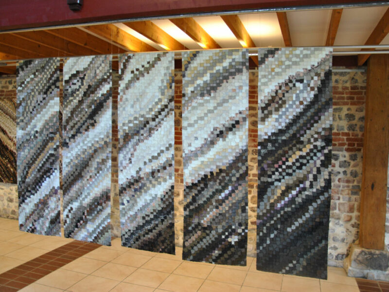 Sabine Cibert - Arts textiles Contemporains - Oeuvres : Saisons - La du Monde 2Automne