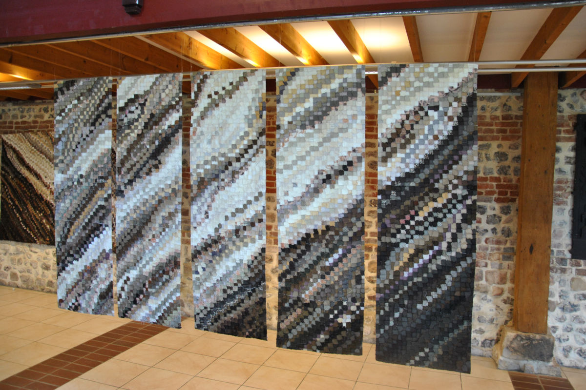 Sabine Cibert - Arts textiles Contemporains - Oeuvres : Saisons - La du Monde 2Automne