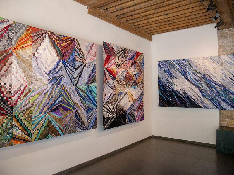 Sabine Cibert - Oeuvres - Instants : Instants 3, Instants 2 et Eaux Vive 3 - @Philippe-Liev Pourcelot