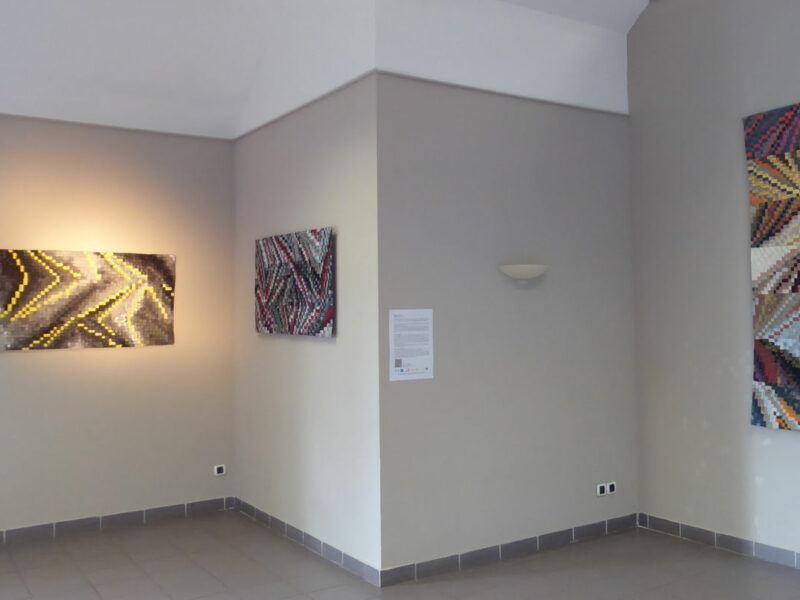 Sabine Cibert - Oeuvres - Serie Semagrammes : Semagramme 218 Exposition Mauriac