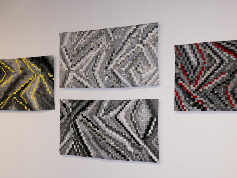 Sabine Cibert - Oeuvres - Serie Semagrammes : Semagramme 219 et 220 - Exposition SHG7 @Pascal Muradian