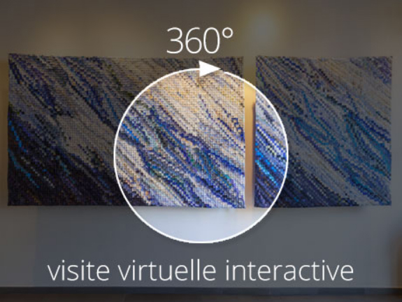 Sabine Cibert - Art Textile Contemporain : 2017 - Visite Virtuelle @Philippe-Liev Pourcelot - Showroom Galerie7 - Place Gailleton