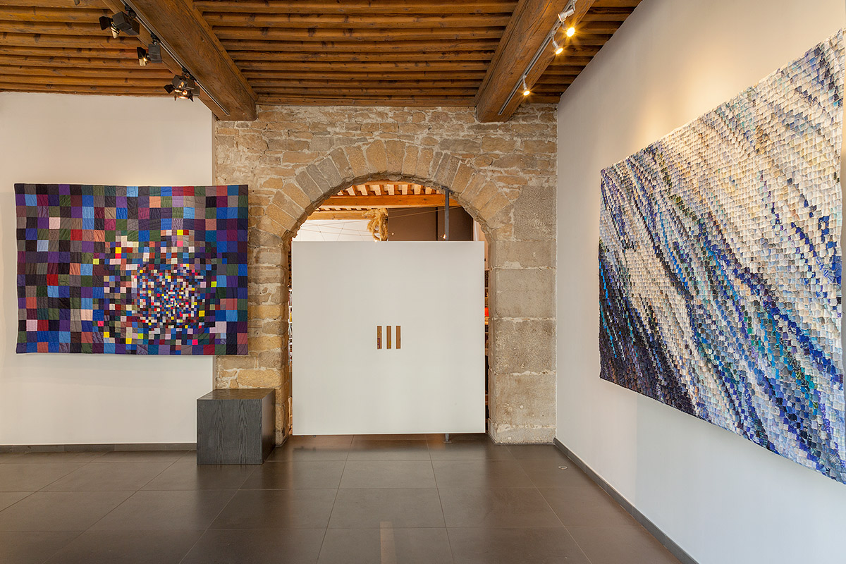 Sabine Cibert - Exposition Lyon 2017 - Emergences - @Philippe-Liev Pourcelot - Eau Vive 3 et Ronds dans l'eau Sabine Cibert - Exposition Lyon 2017 - Emergences - @Philippe-Liev Pourcelot - Eau Vive 3 et Ronds dans l'eau
