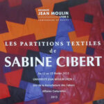 Sabine Cibert Partitions textiles publication Universite Jean-Moulin Lyon3 Recto titre