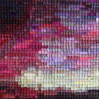 Sabine Cibert - Contemporary Textile Art - Aube : Boreale 295 ©Pascal Muradian