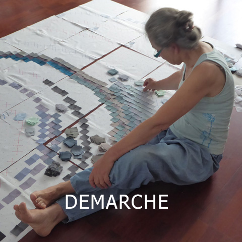 Sabine Cibert - Art Textile Contemporain : Démarche -